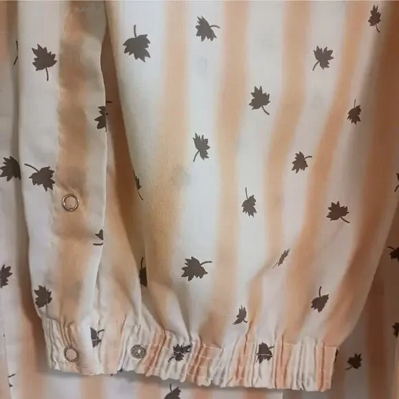 Vintage M 60s-70s KMart men's pajamas pjs rockabilly bowler shirt look EX cotton - Picture 4 of 5